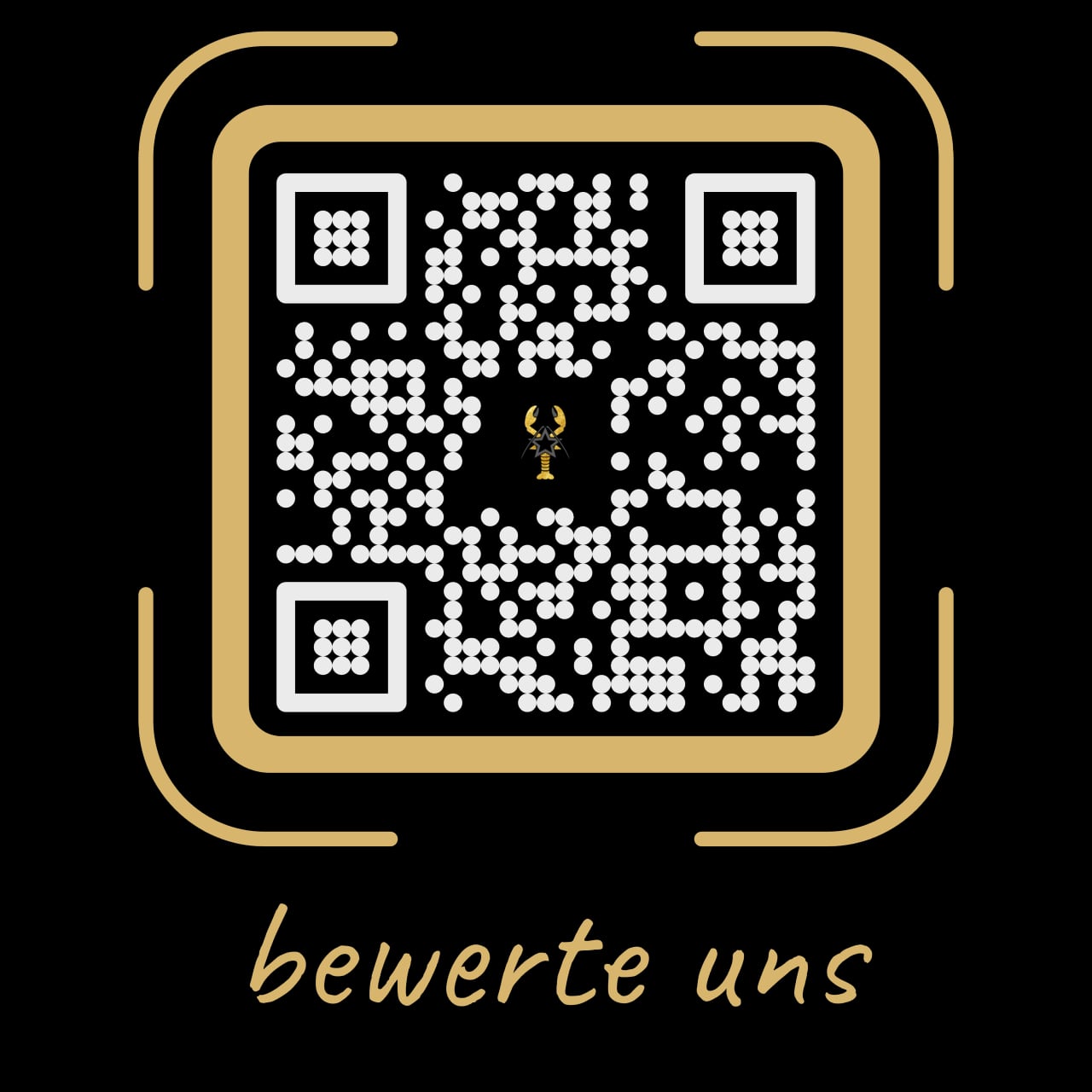 Google QR Code für Bewertungen Google Bewertungs Link für die Crazy Lobstars