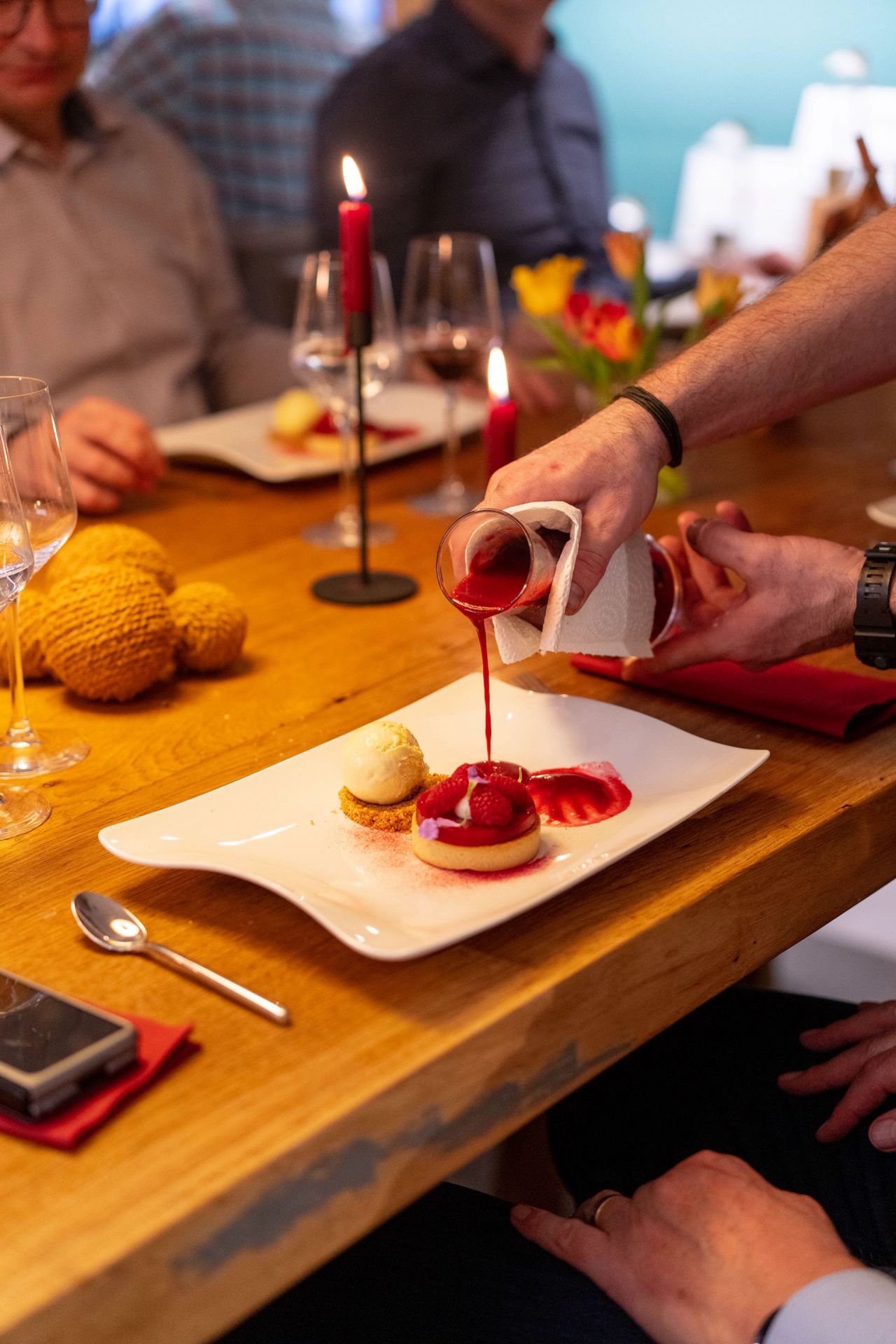 Heiße Liebe zum Dessert am Valentinstag